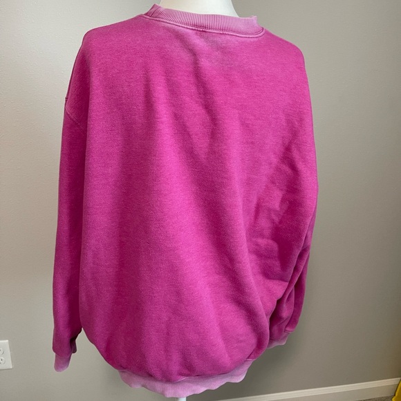 3/$20 Pink Fleece Crewneck - Picture 3 of 4